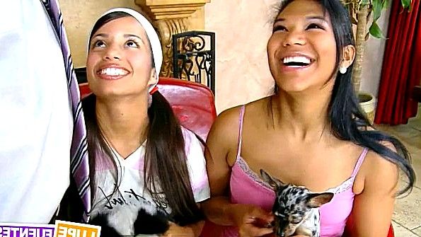 Мужик предложил девицам познакомиться с его хуем