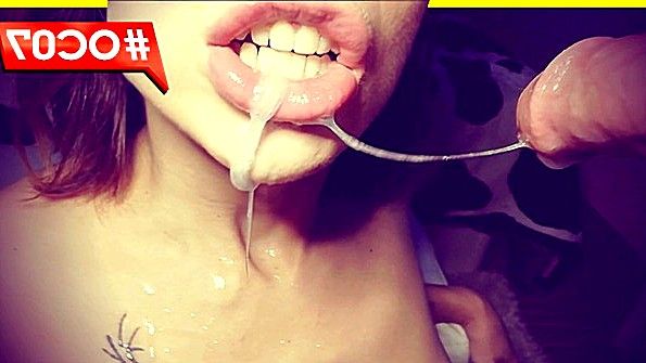 Отсос хуя с блаженным питьем семени из него