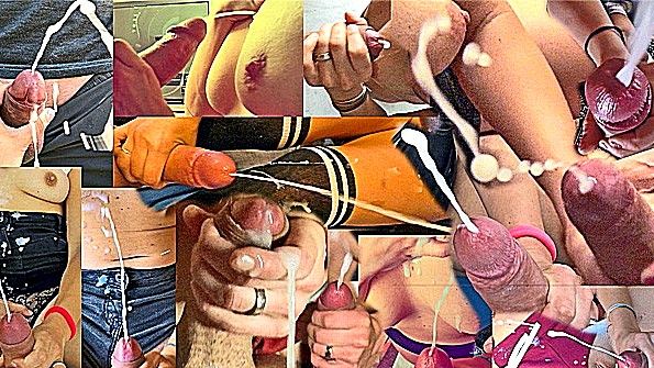 Дрочка хуя руками с кончиной на бабу в сборке