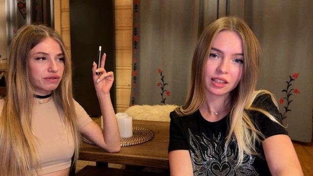 Помогаю красивой соседке как управиться с мужским членом